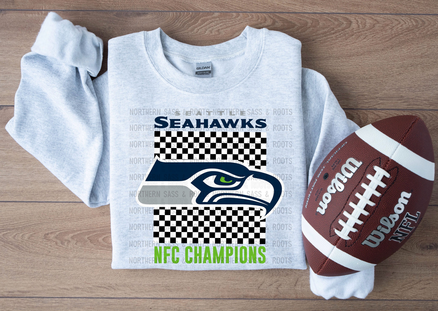 NFC Champions SEAHAWKS (NSR 2026): *COMPLETED SHIRT*